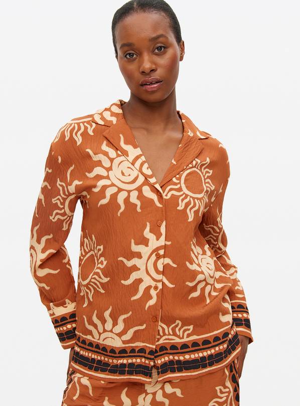 Sun Printed Relaxed Co-ord Shirt 24